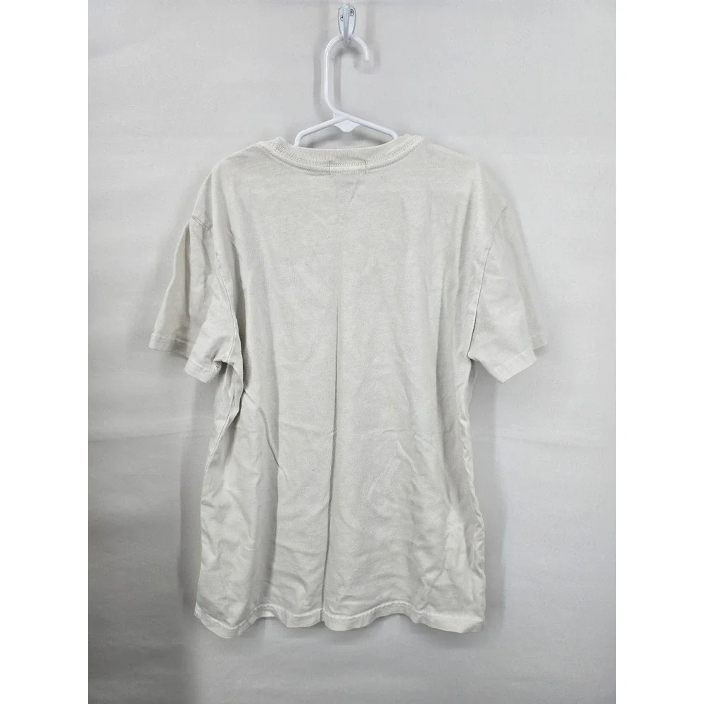 Polo Ralph Lauren Mens Cream Off White Short Sleeve Pony Logo T-Shirt M 10-12